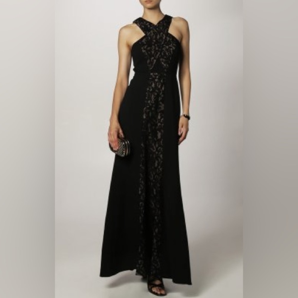 BCBGMAXAZRIA Black Maxi Evening Dress